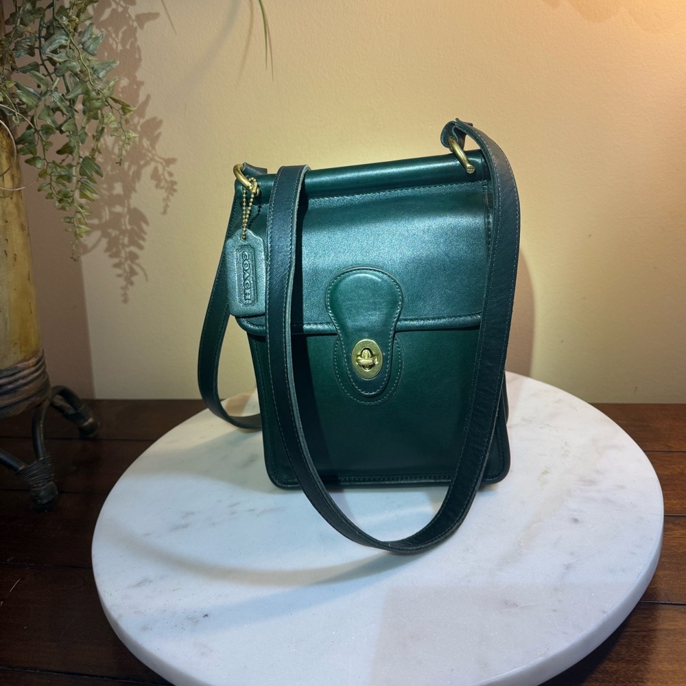 COACH vintage Bottle Green MURPHY 9930 bag🔥beaut